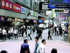 Sai Yeung Choi Street South(Before) Photo taken on March 2000