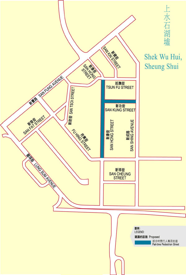 Map of Shek Wu Hui, Sheung Shui