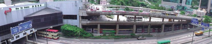 Public transport interchange at railway system