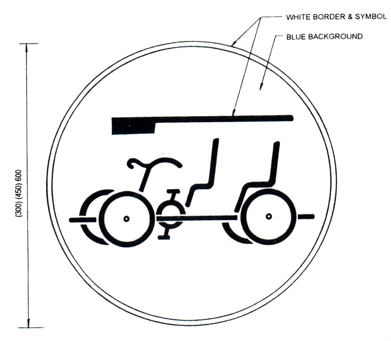 供多輪車使用的單車路及單車場標志