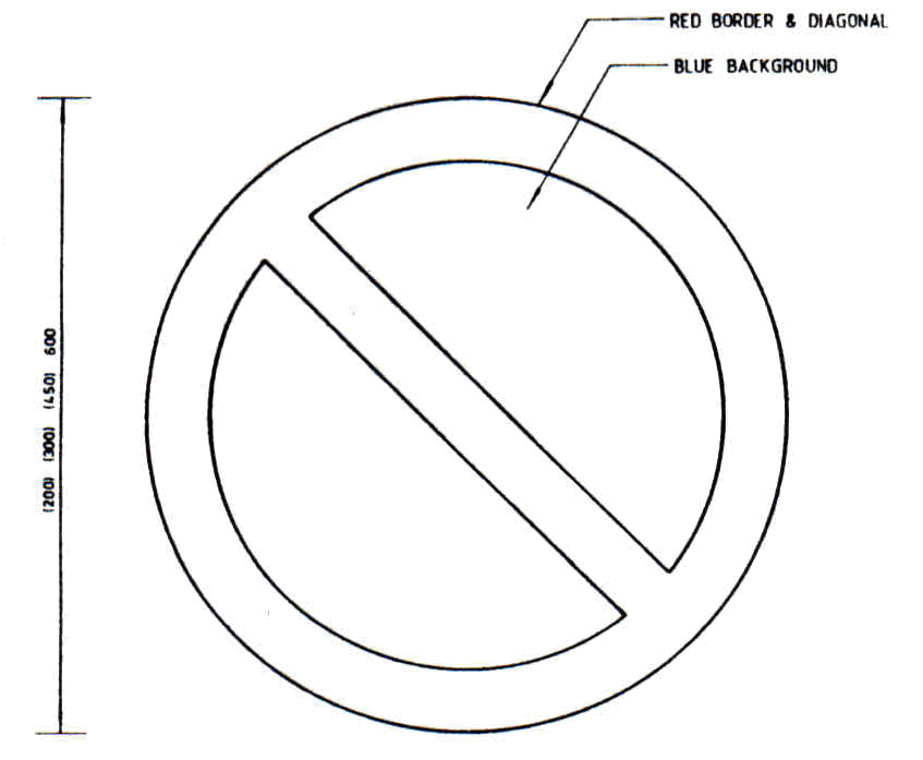 No parking sign No parking sign