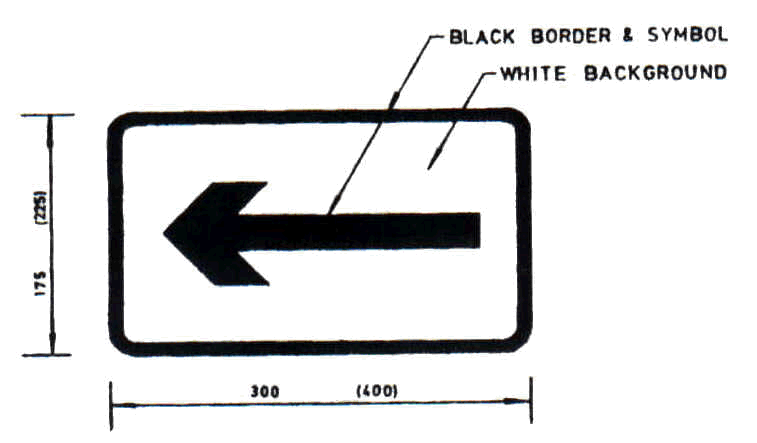 Arrow Plate Sign Arrow Plate Sign