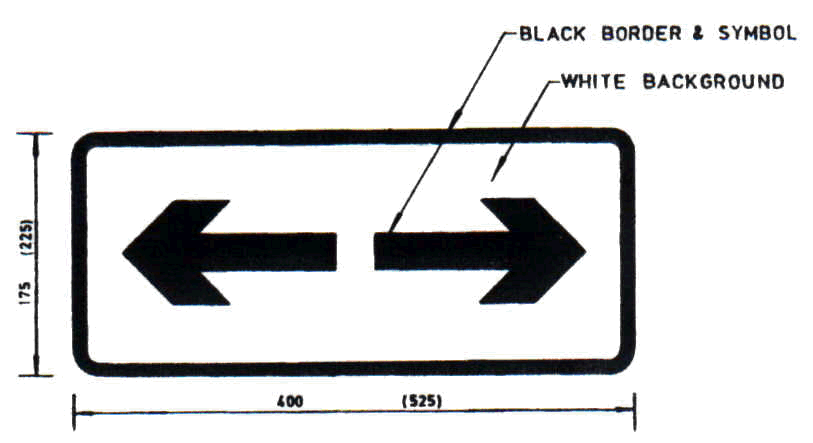 Arrow Plate Sign Arrow Plate Sign