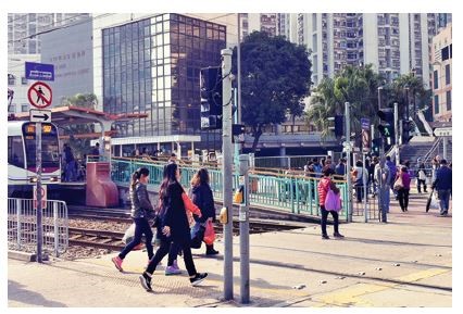 Crossing roads in the North-west Railway area