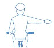 右轉信號示意圖