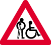 Disabled pedestrians