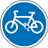 route to be used by bicycles, tricycles