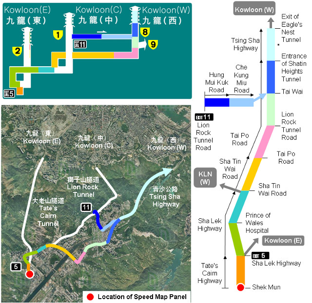 Details of Routes to Kowloon (W)