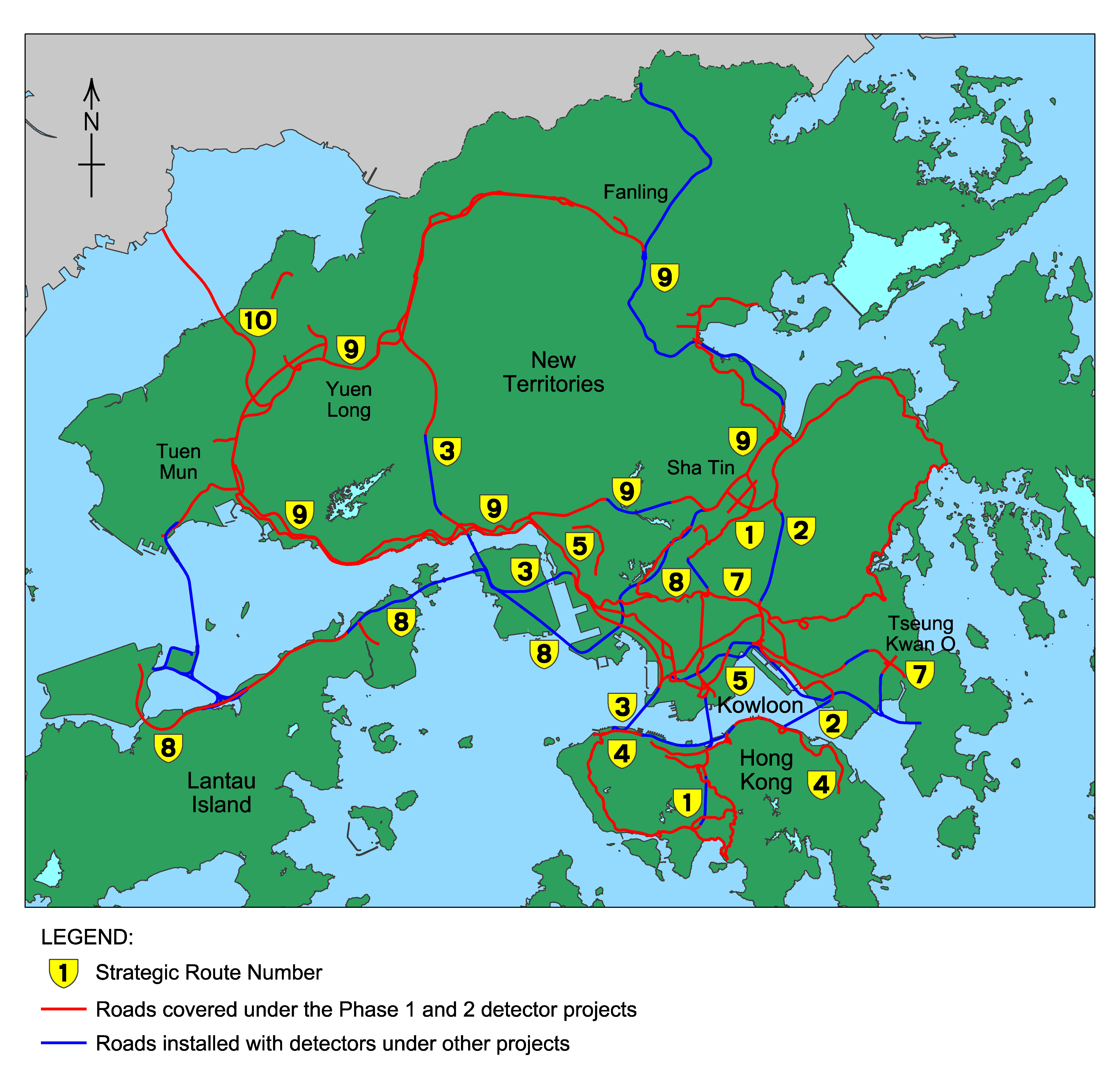 Detector Location Plan
