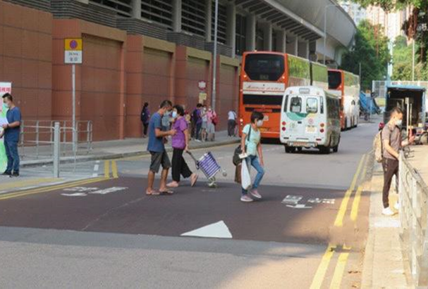 After implementation of Trial of raised crossing at Yat Tai Street, Sha Tin