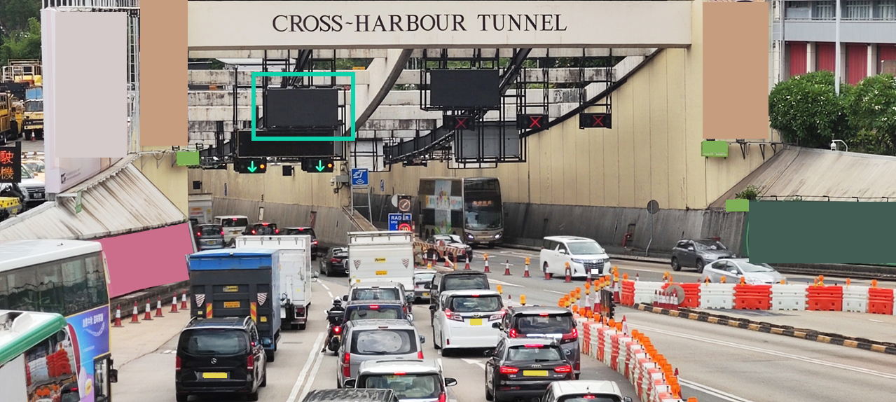 Toll Information Display at CHT (South Bound)