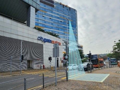 圖解熱感器偵測等候行人 以熱感器偵測等候行人