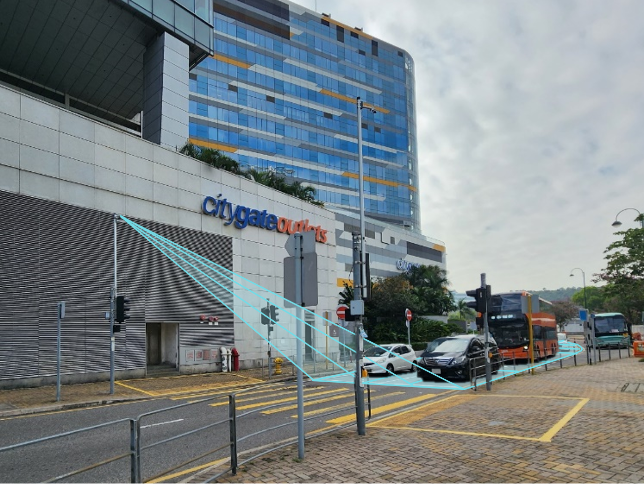 圖解鏡頭偵測等候車輛 以鏡頭偵測等候車輛