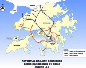 Potential Railway Corridors