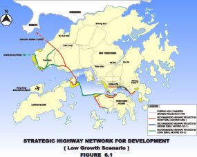 Strategic Highway Network for Development (Low Growth Scenerio)