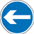 左转标志
