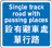 道路阔度仅可让单行车辆通过标志