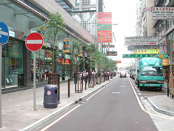 汉口道的悠闲式街道