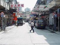 新功街实施行人专用区前