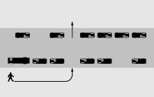 尋找馬路兩邊都有空位的地方