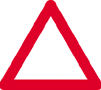 外圍紅色的三角形
