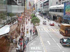 廣東道悠閒式街道攝於 2001年10月
