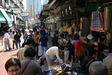 新康街電腦摸擬的部分時間行人專用街道