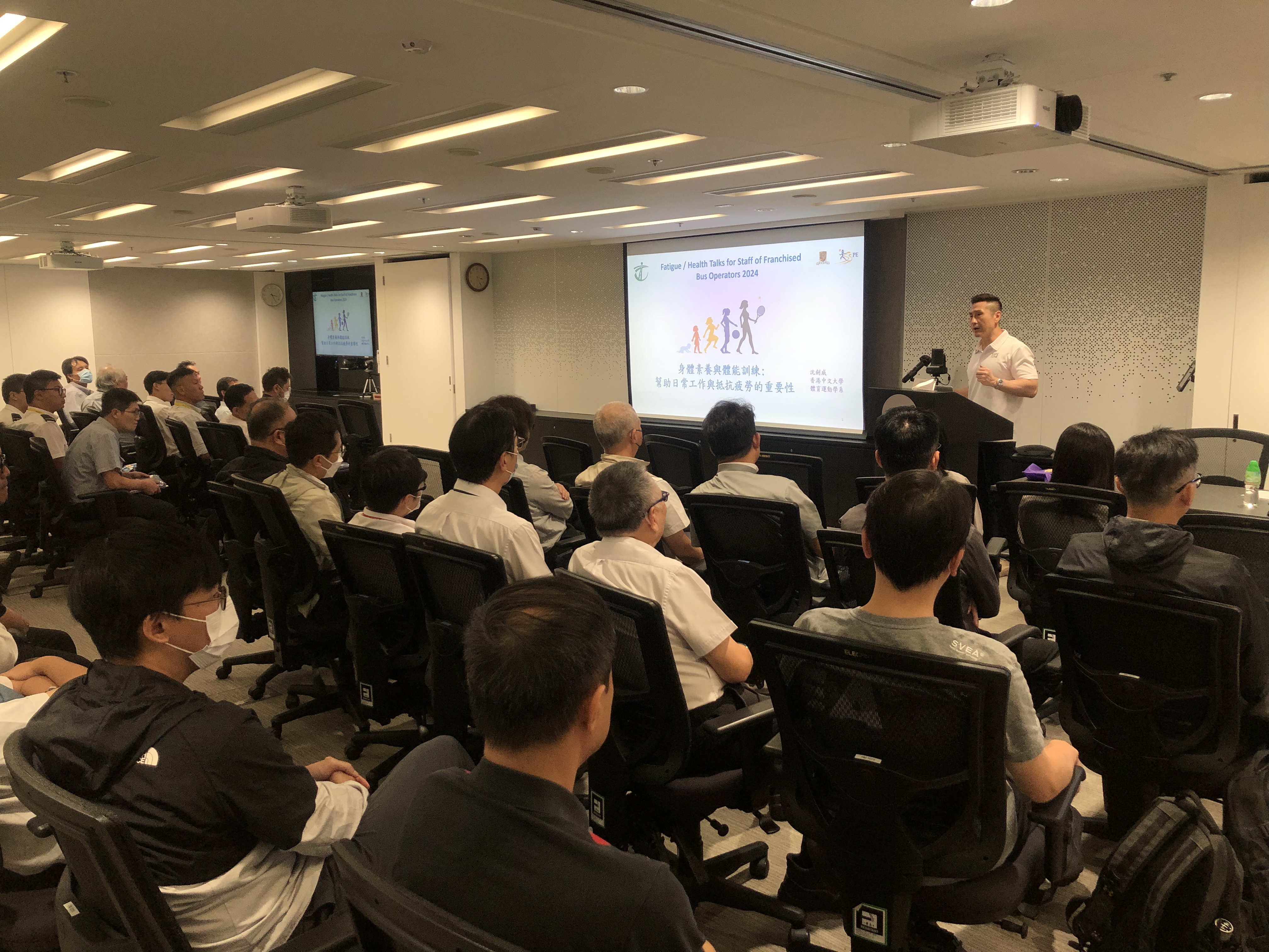 Bus captains attend talks on fatigue management and tips for good sleep