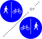 Footway and cycleway Footway and cycleway